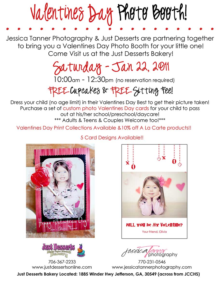 FREE Valentines Day Photo Booth! {Jefferson, Ga Newborn Child Family Photographer}