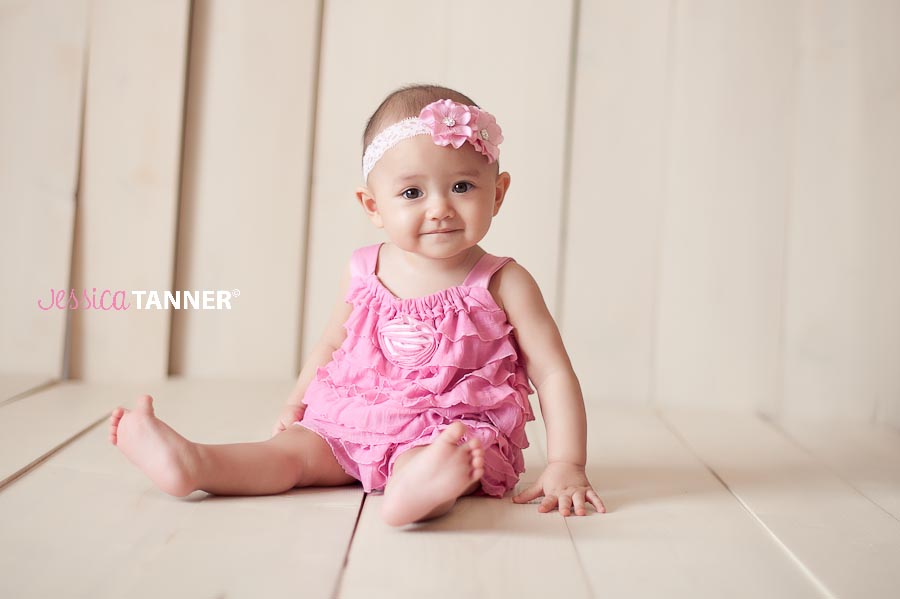 Princess Leah is Sitting Up! {Cumming, Ga Baby Photographer | Jessica Tanner Photography}