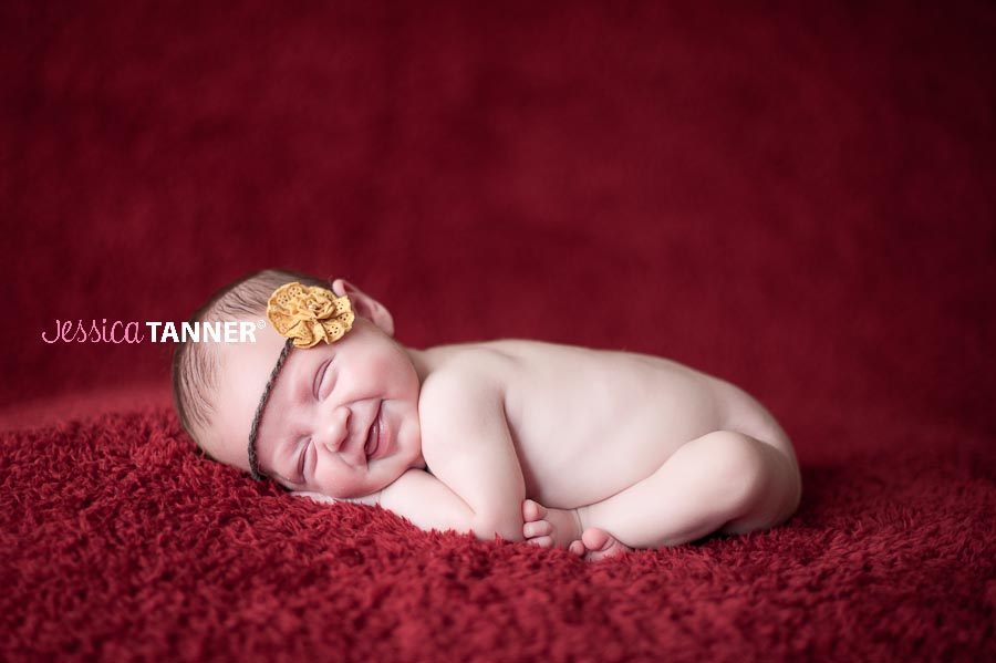 Sweet Smiling Beauty {Jefferson, Ga Newborn & Baby Photographer | Jessica Tanner Photography}